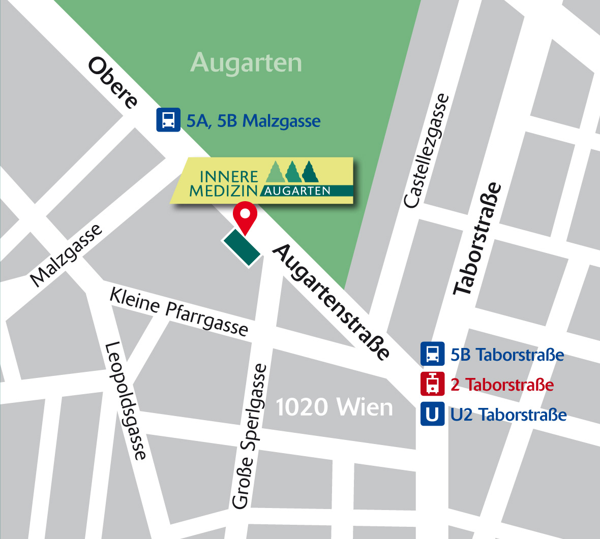 Lageplan Obere Augartenstraße 58, 1020 Wien